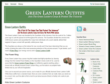 Tablet Screenshot of greenlanternoutfits.com